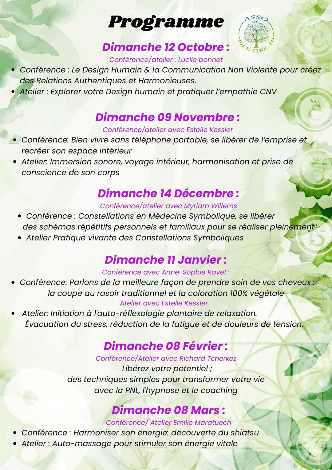 CONFÉRENCES-ATELIERS