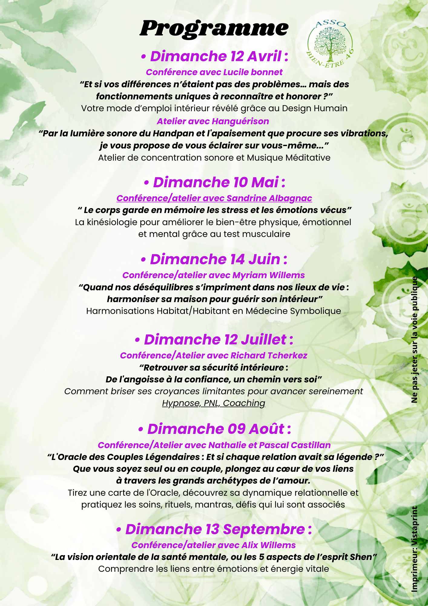 CONFÉRENCES-ATELIERS